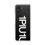 Clear Case for Samsung Galaxy Z Fold5［ 1PIU1UGUALE3 - Logo Bold -White ］