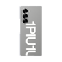 Clear Case for Samsung Galaxy Z Fold6［ 1PIU1UGUALE3 - Logo Bold -White ］