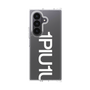 Clear Case［ 1PIU1UGUALE3 - Logo Bold - White ］