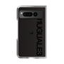 Clear Case for Google Pixel Fold［ 1PIU1UGUALE3 - Logo - Black ］