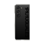 Clear Case for Samsung Galaxy Z Fold5［ 1PIU1UGUALE3 - Logo - Black ］