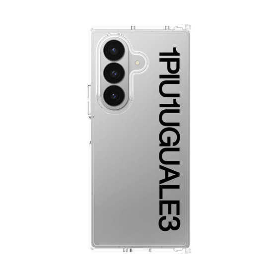 Clear Case［ 1PIU1UGUALE3 - Logo - Black ］