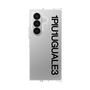 Clear Case［ 1PIU1UGUALE3 - Logo - Black ］