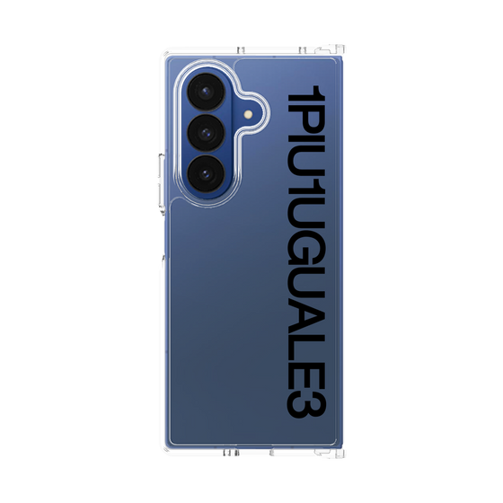 Clear Case［ 1PIU1UGUALE3 - Logo - Black ］