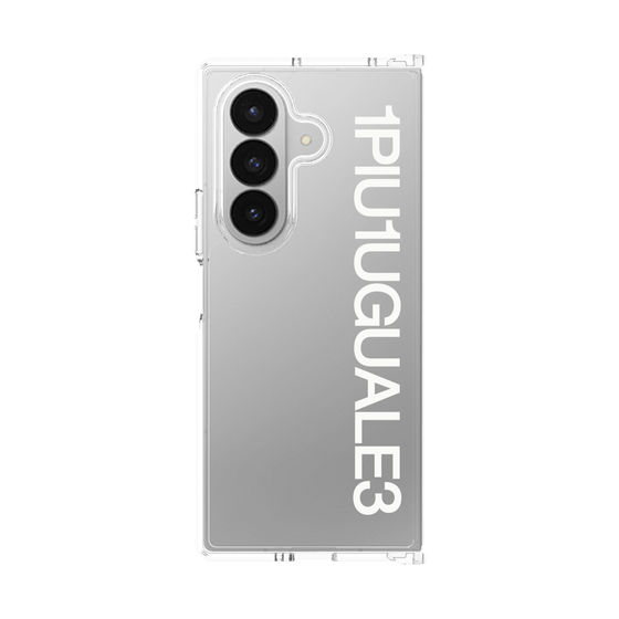 Clear Case［ 1PIU1UGUALE3 - Logo - White ］