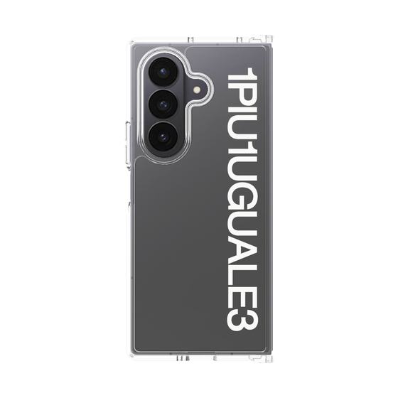 Clear Case［ 1PIU1UGUALE3 - Logo - White ］