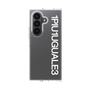 Clear Case［ 1PIU1UGUALE3 - Logo - White ］
