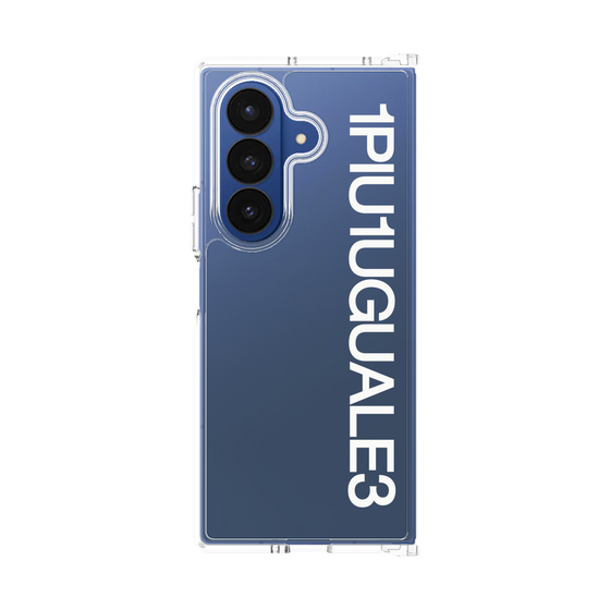 Clear Case［ 1PIU1UGUALE3 - Logo - White ］