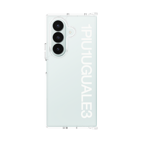 Clear Case［ 1PIU1UGUALE3 - Logo - White ］