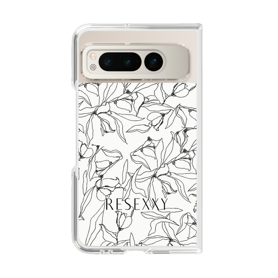 Clear Case［ RESEXXY - Flower - White ］