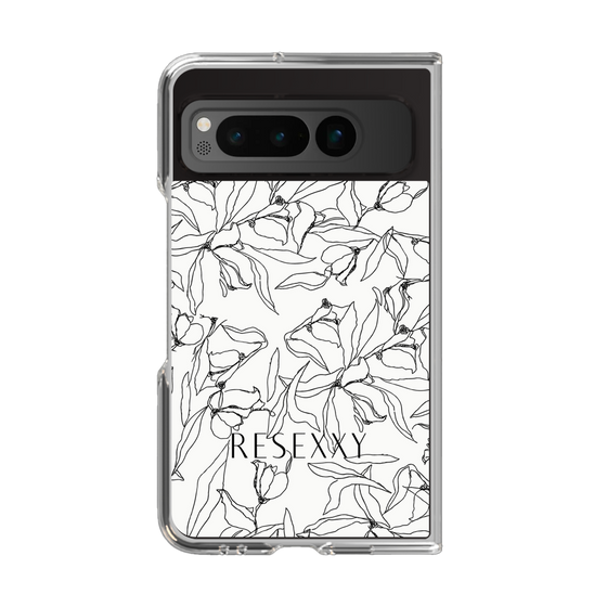 Clear Case［ RESEXXY - Flower - White ］