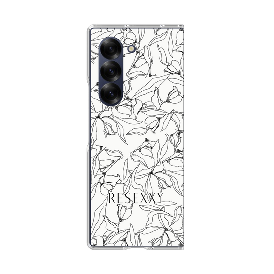 Clear Case［ RESEXXY - Flower - White ］
