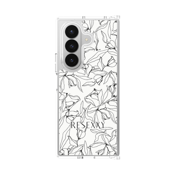 Clear Case［ RESEXXY - Flower - White ］