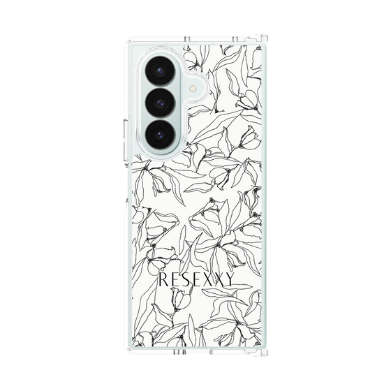 Clear Case［ RESEXXY - Flower - White ］