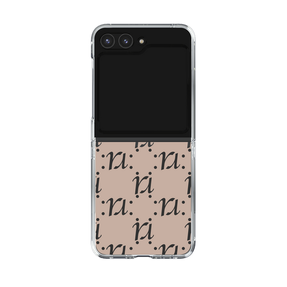 Clear Case［ RESEXXY - Monogram - Beige ］