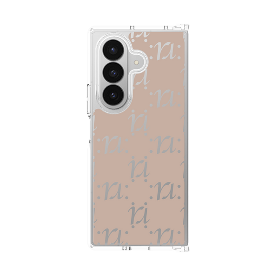 Clear Case［ RESEXXY - Monogram - Beige ］