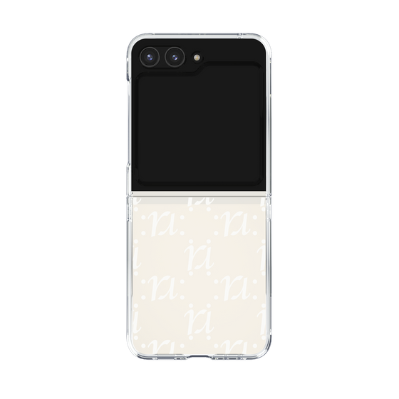 Clear Case［ RESEXXY - Monogram - White ］