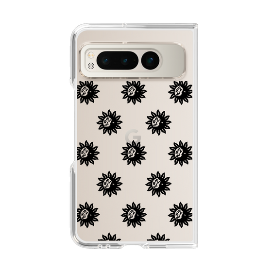 Clear Case［ EVRIS - Sunny Motif - Black ］