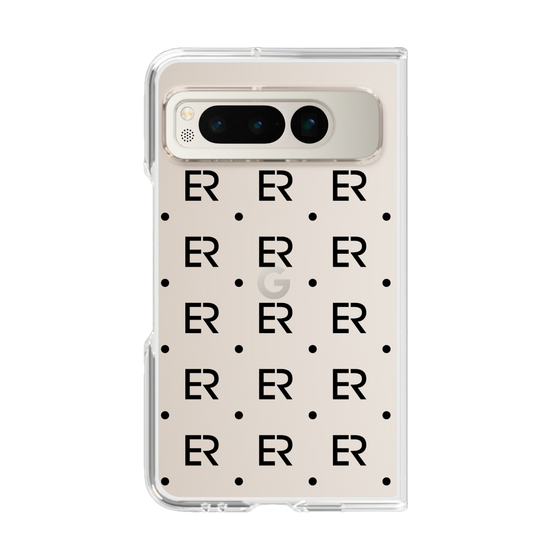 Clear Case［ EVRIS - Monogram - Black ］