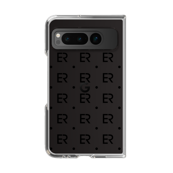 Clear Case［ EVRIS - Monogram - Black ］