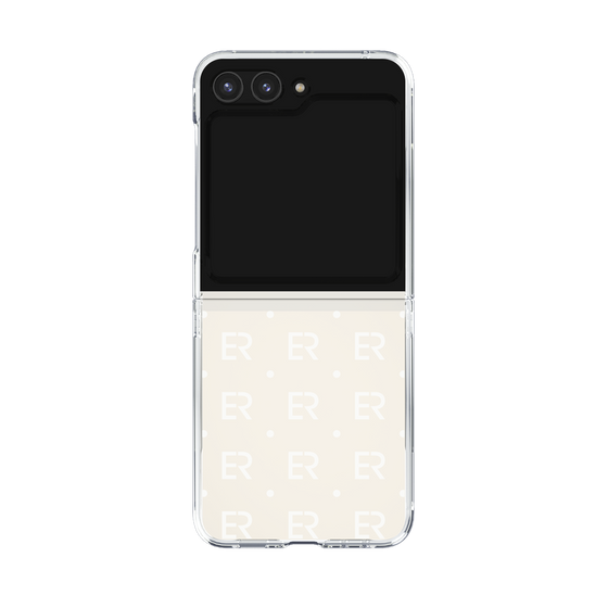 Clear Case［ EVRIS - Monogram - White ］