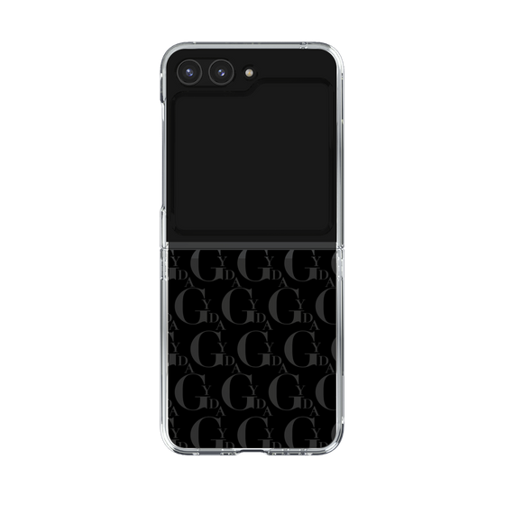 Clear Case［ GYDA - Monogram - Black ］
