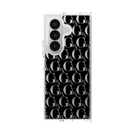 Clear Case［ GYDA - Monogram - Black ］