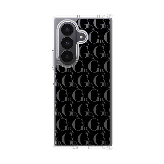 Clear Case［ GYDA - Monogram - Black ］
