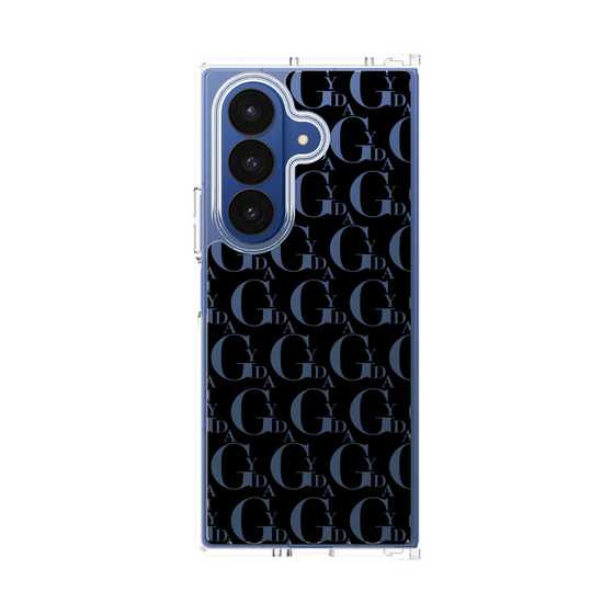 Clear Case［ GYDA - Monogram - Black ］