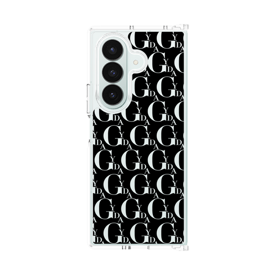 Clear Case［ GYDA - Monogram - Black ］