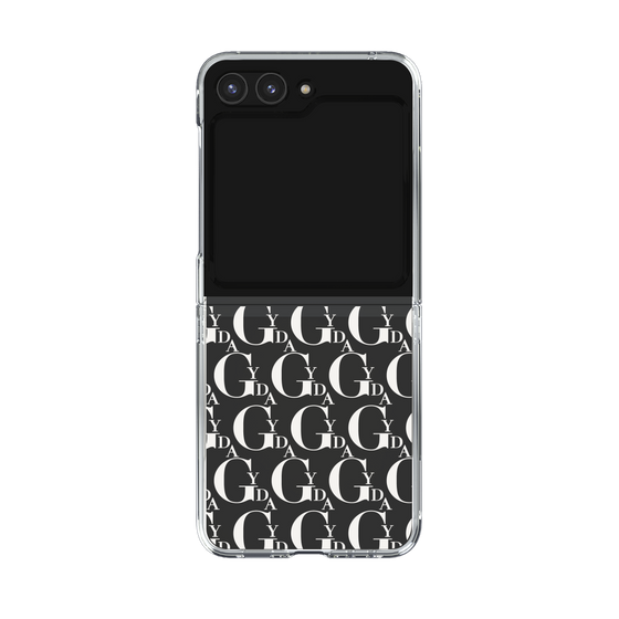 Clear Case［ GYDA - Monogram - White ］