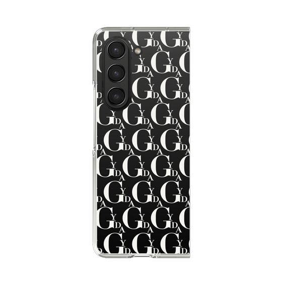 Clear Case［ GYDA - Monogram - White ］