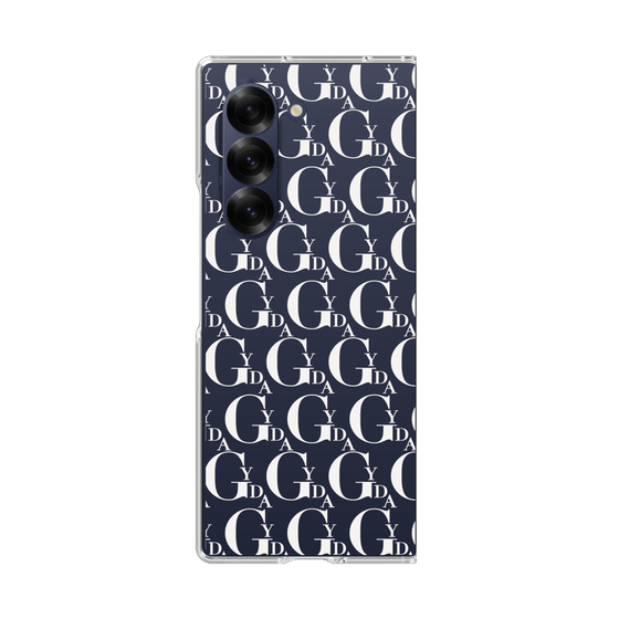 Clear Case［ GYDA - Monogram - White ］