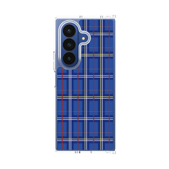 Clear Case［ Tartan Check - Blue ］