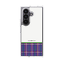 Clear Case［ CASEPLAY Tartan Check - Purple ］