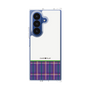 Clear Case［ CASEPLAY Tartan Check - Purple ］