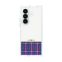 Clear Case［ CASEPLAY Tartan Check - Purple ］