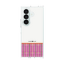 Clear Case［ CASEPLAY Tartan Check - Pink ］