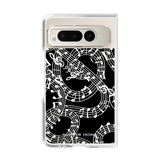 Clear Case［ NUMBER (N)INE - All-Over Musical Notes Pattern ］