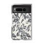 Clear Case［ LAGUNAMOON - BotanicalJacquard - White×Black ］