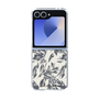 Clear Case［ LAGUNAMOON - BotanicalJacquard - White×Black ］