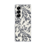 Clear Case［ LAGUNAMOON - BotanicalJacquard - White×Black ］
