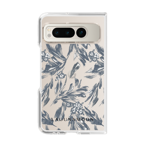 Clear Case［ LAGUNAMOON - BotanicalJacquard - Clear×Black ］
