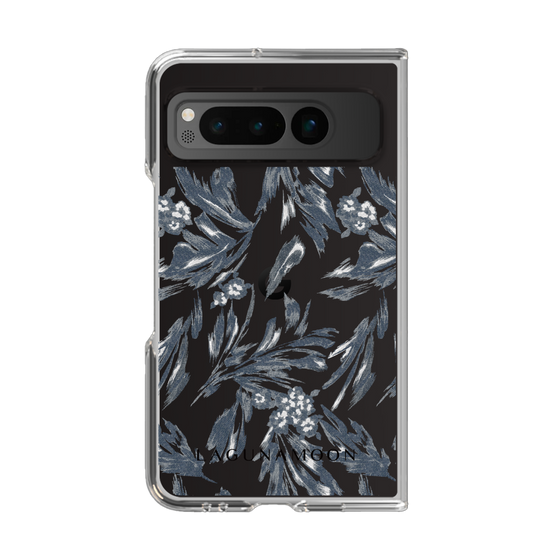 Clear Case［ LAGUNAMOON - BotanicalJacquard - Clear×Black ］