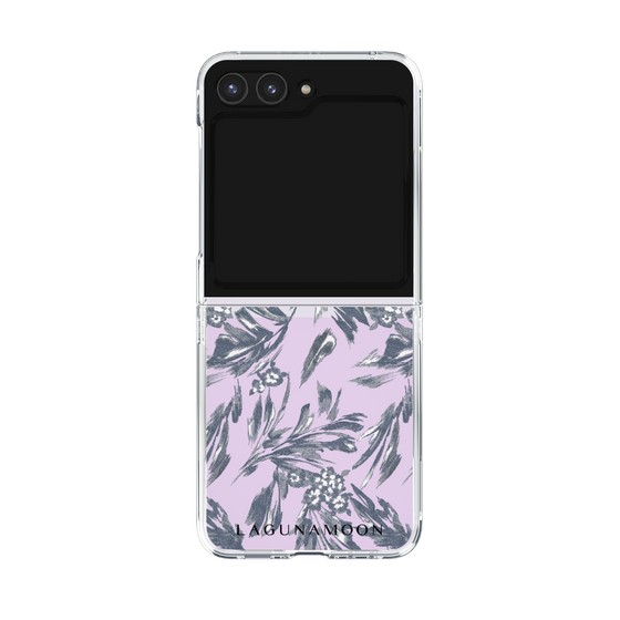 Clear Case［ LAGUNAMOON - BotanicalJacquard - Clear×Black ］
