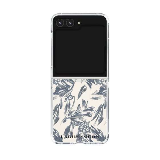 Clear Case［ LAGUNAMOON - BotanicalJacquard - Clear×Black ］
