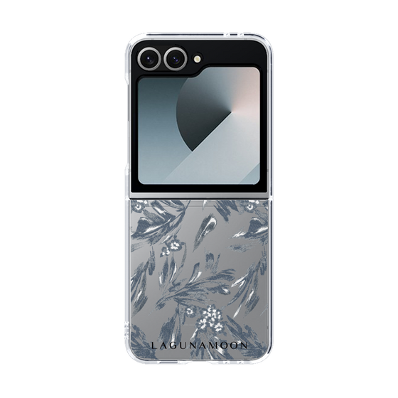 Clear Case［ LAGUNAMOON - BotanicalJacquard - Clear×Black ］