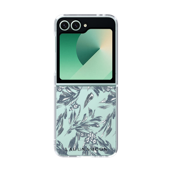 Clear Case［ LAGUNAMOON - BotanicalJacquard - Clear×Black ］