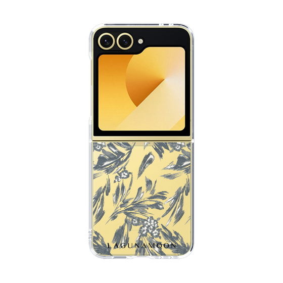 Clear Case［ LAGUNAMOON - BotanicalJacquard - Clear×Black ］