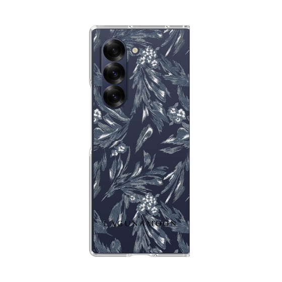 Clear Case［ LAGUNAMOON - BotanicalJacquard - Clear×Black ］